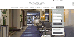 Desktop Screenshot of hoteldesers-paris.com